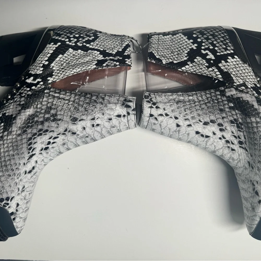 Jeffrey Campbell Optimum Snake‎ Skin Booties